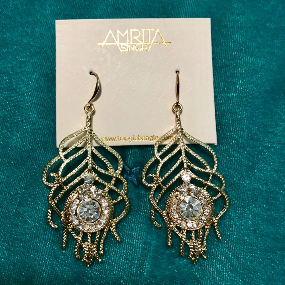 Amrita Singh Peacock Earrings